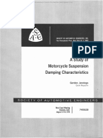 A Study of Motorcycle Suspension Damping Characteristics - Gordon Jennings