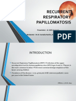 Recurrent Respiratory Papillomatosis