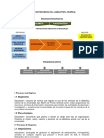 Mapa de Procesos de La Biblioteca Central