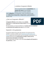 Paso A Paso para Calcular El Impuesto Diferido