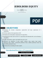 Chapter 21 - Shareholder's Equity