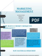 Marketing Management: Business Studies Project - 1 Yashvi Bothra 12413 7891372295