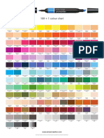 Promarker Colour Chart 2019