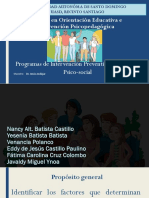 Prevencion de Factores de Riesgos en Adolescentes Grupo 2 Maestría Nancy