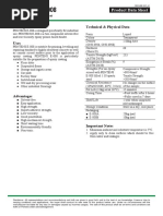 Pentens: Description Technical & Physical Data