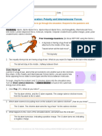 Student Exploration: Polarity and Intermolecular Forces