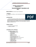 Práctica de Conexión de Entradas y Salidas A PLC ML-1500