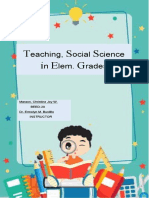 T S S I E G: Eaching, Ocial Cience N Lem. Rades