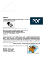 Avaliação Diagnóstica 8º Ano-Ciências Aluno