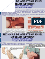 Terapeutica Farmacologica - Anestesia - Maxilar Inferior 1° Parte - CD Carlos F Ruiz Laos