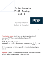 M. Sc. Topology