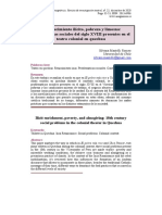 Enriquecimiento Ilícito, Pobreza y Limosna en El Siglo XVIII