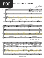 Sant Josep Es Fa Vellet Partitura