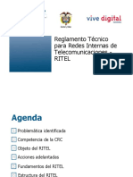 6 Reglamento Técnico para Redes Internas de Telecomunicaciones - Ritel