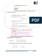 TRABAJO PRÁCTICO #2 Determinantes