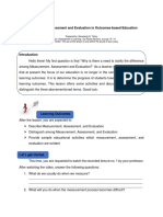 Lesson 1 Assessment in Learning 1