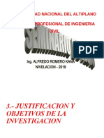 Justificacion y Objetivos Seminario de Tesis