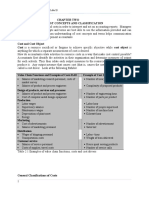 Chapter Two Cost Concepts and Classification: Value Chain Functions and Examples of Costs R&D Example of Cost Driver