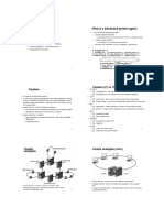 Cluster Vs Distributed