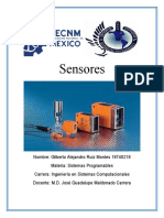 Reporte y Mapa Conceptual de Sensores