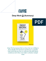 Summary of Deep Work ?