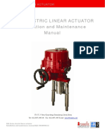 Iql Electric Linear Actuator Installation and Maintenance Manual