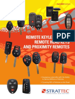 Remote Keyless Entry, Remote Head Keys and Proximity Remotes