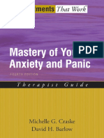 Mastery of Your Anxiety and Panic Therapist Guide by Michelle G. Craske David H. Barlow