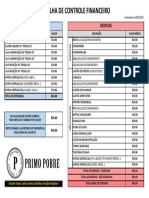 Planilha Financeira - Primo Pobre