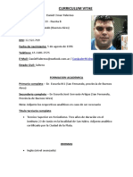 Curriculum Vitae (Medios)