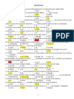 Prepositions 