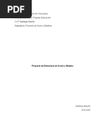 Historia Del Acero y Madera en Venezuela