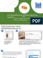 K3 (Kesehatan Keselamatan Kerja)