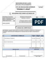 0 - Programacion Curricular 2020-I TRATAMIENTOS TERMICOS