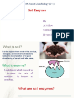 Soil Enzymes: FPU 203-Forest Microbiology (2+1)