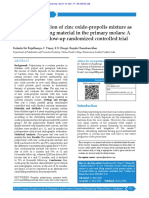 In Vivo Evaluation of Zinc Oxide Propolis Mixture As ROJARAMYA 2021