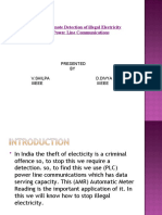 A Solution To Remote Detection of Illegal Electricity Usage Via Power Line Communications