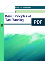 Module 9 - Basic Principles of Tax Planning