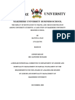 The Impact of Motivation To Travel and Choice Destination Among University Students