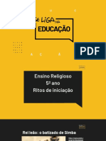 10 - Ef1 - 5 Ano - Ens. Religioso - Ritos de Iniciação