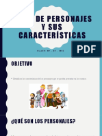 Descripcion Fisica y Sicologica de Personajes