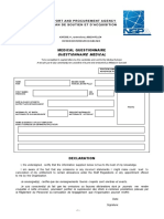 Medical Questionnaire - Nspa