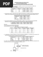 Problemas Propuestos Vaporizacion en Equilibrio 2020 I