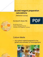 Culture Media and Reagent Preparation-Handout