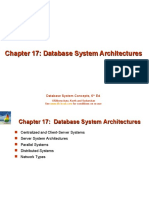 Chapter 17: Database System Architectures