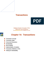 Transactions: Database System Concepts, 6 Ed