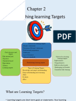 Establishing Learning Target