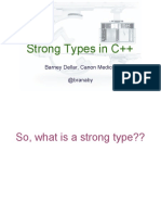 Barney Dellar - Strong Types in C++