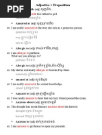 talkative យាយច្រ ើន: annoyed with