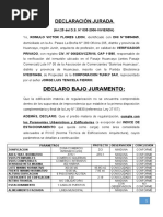 Declaracion Jurada Bloque A